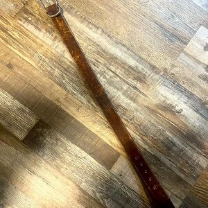 Boys size 8. Brown leather belt.